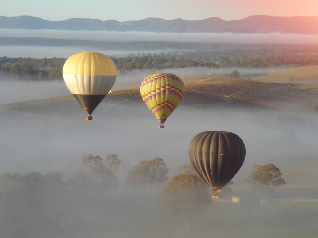 Hot Air Ballooning in the Hunter Valley Hot Air Ballooning in the Hunter Valley