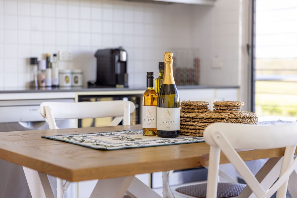 The kitchen facilities at the Grove Villas